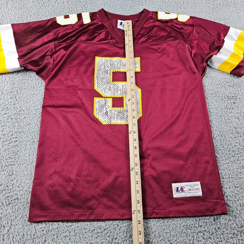 Vintage Washington Redskins Jersey Men Medium Shuler #5 Logo Athletic Commanders
